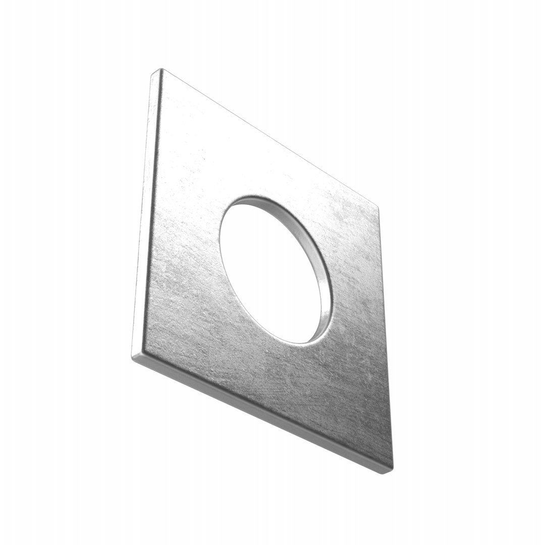 Square Washer 3D model TurboSquid 1903696