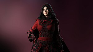 Mysterious Victorian Gothic Woman