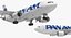 Airbus A310-300 Pan American Rigged