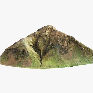Massive Mountain Canyon - 3D PBR Model