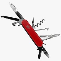 Hiking Swiss Knife - Middle - Low  Poly