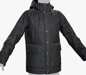 Black Winter Jacket Style 1