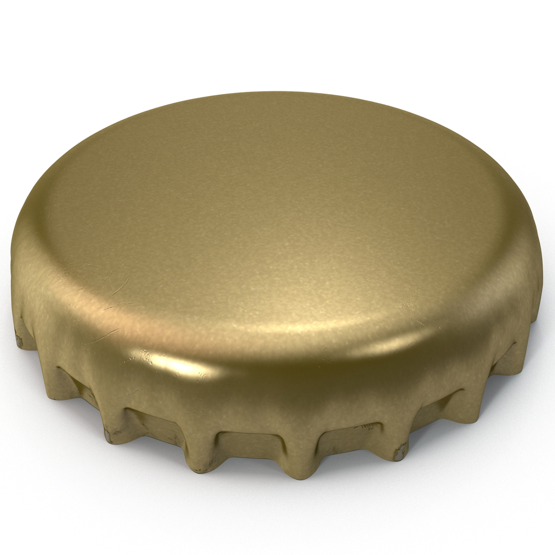 Crown Cork Bottle Cap 3d Model