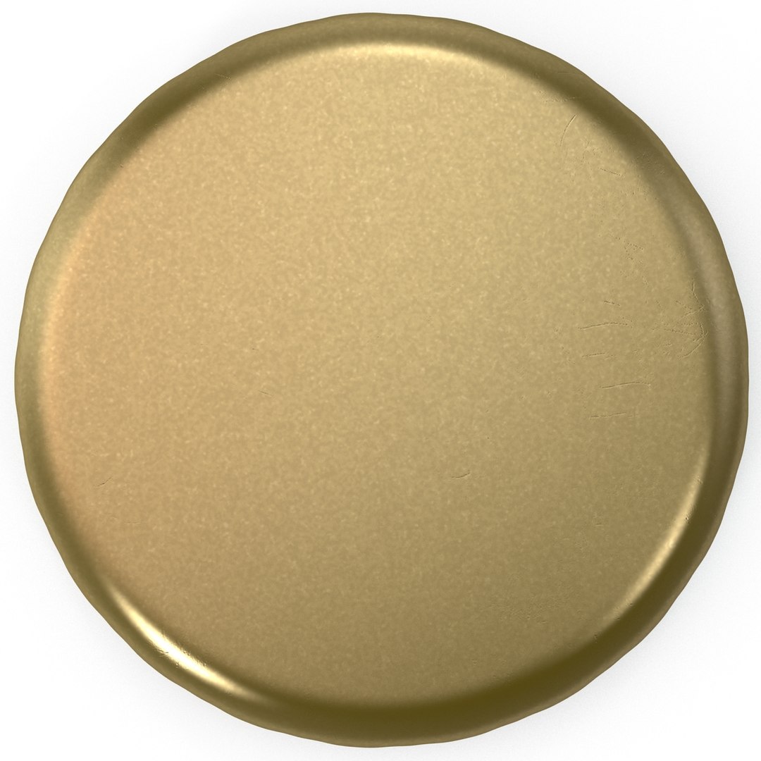 Crown Cork Bottle Cap 3d Model