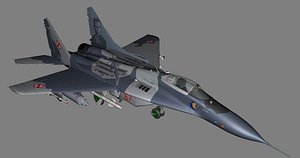 3D MiG-29 Polish model