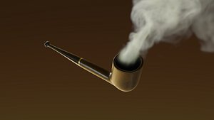 20 Tobacco Pipes Bundle with Animated VDB Smoke