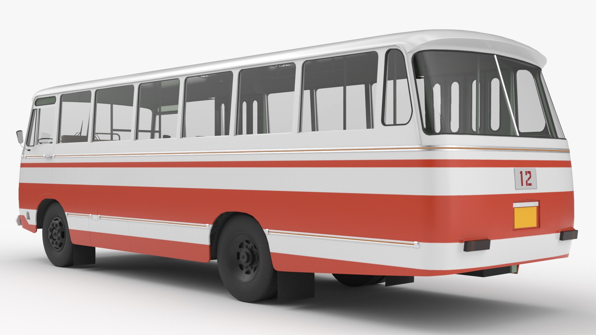 Classic Bus HZ641 Winter-Configured 3D Model - TurboSquid 2469613