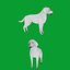 Cane Labrador Retriever stilizzato