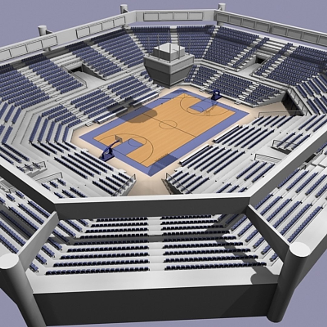 3d Basket Ball Arena Model