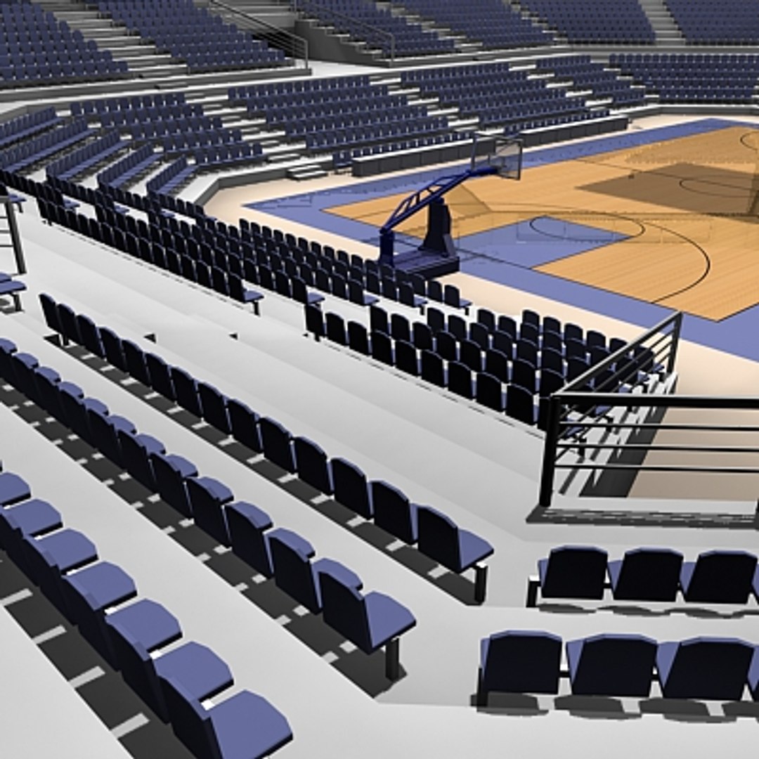 3d Basket Ball Arena Model