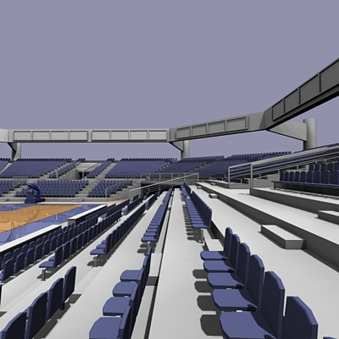 3d Basket Ball Arena Model
