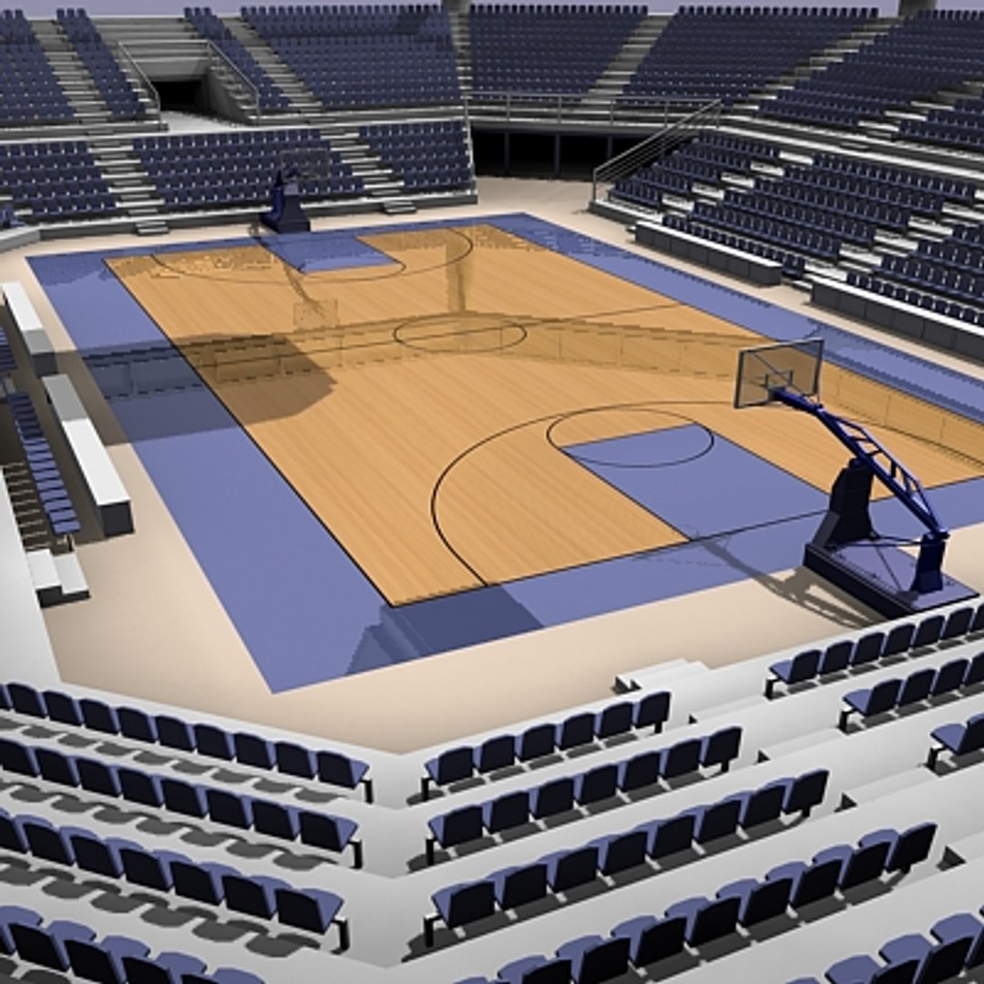 3d Basket Ball Arena Model