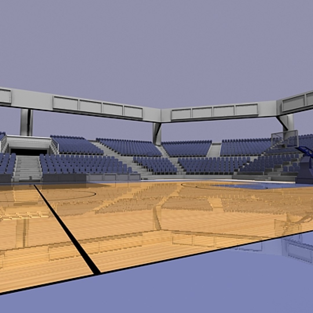 3d Basket Ball Arena Model