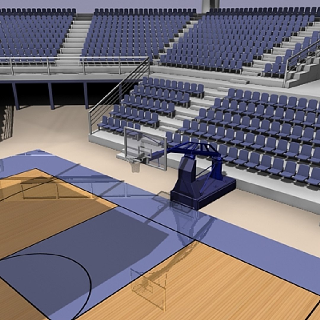 3d Basket Ball Arena Model