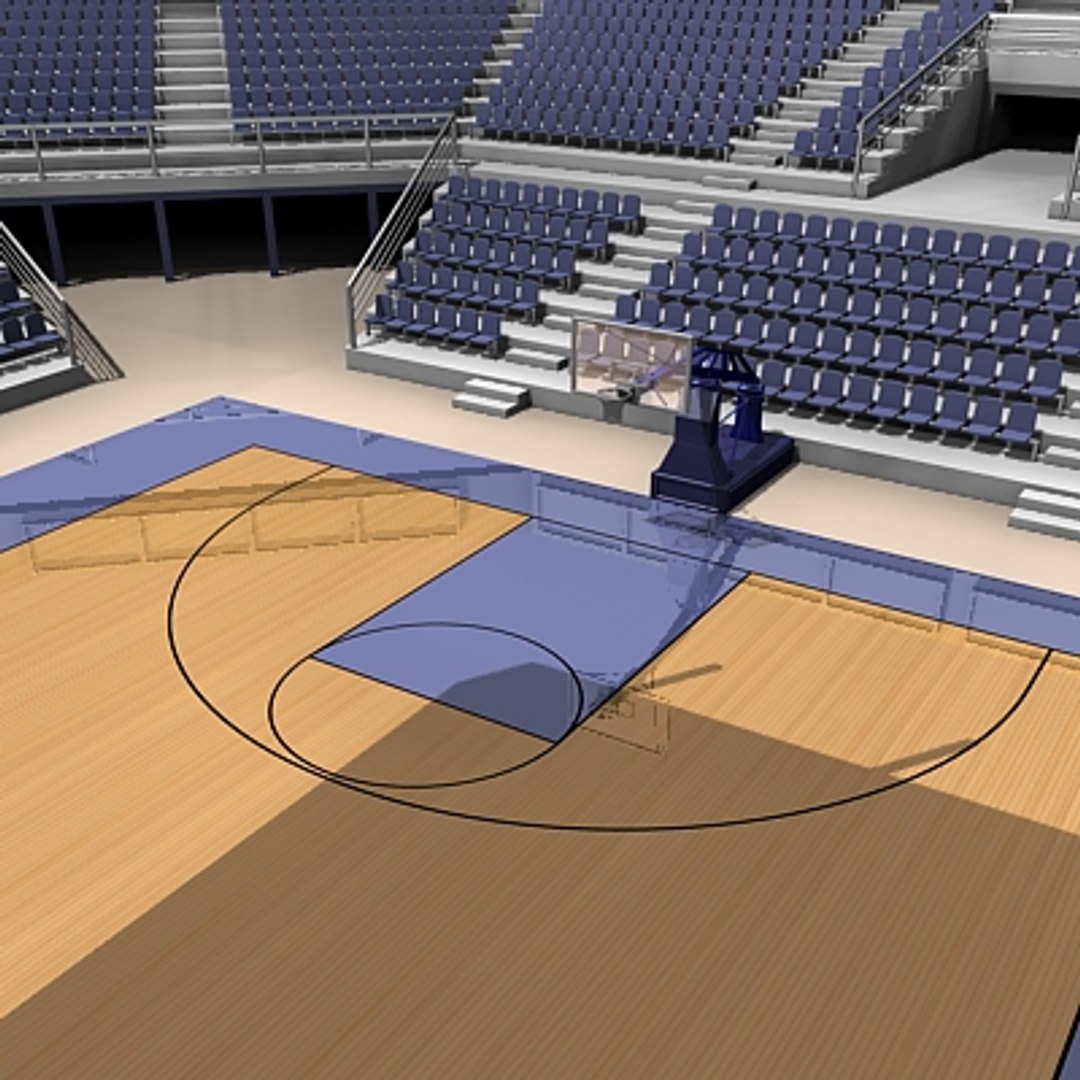 3d Basket Ball Arena Model