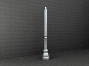 3d antique street lamp
