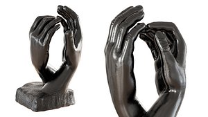Sculpture two hands by Auguste Rodin