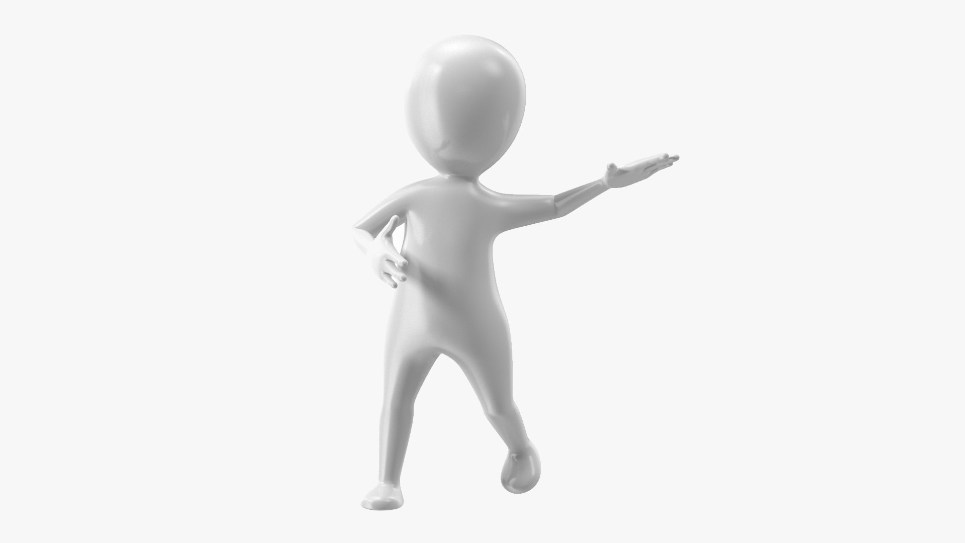 Stickman Rigged for Modo 3D model preview