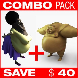 COMBO ( Fat woman + Sumo wrestler )