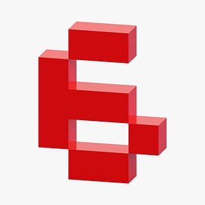 Voxel Number 6 3D model