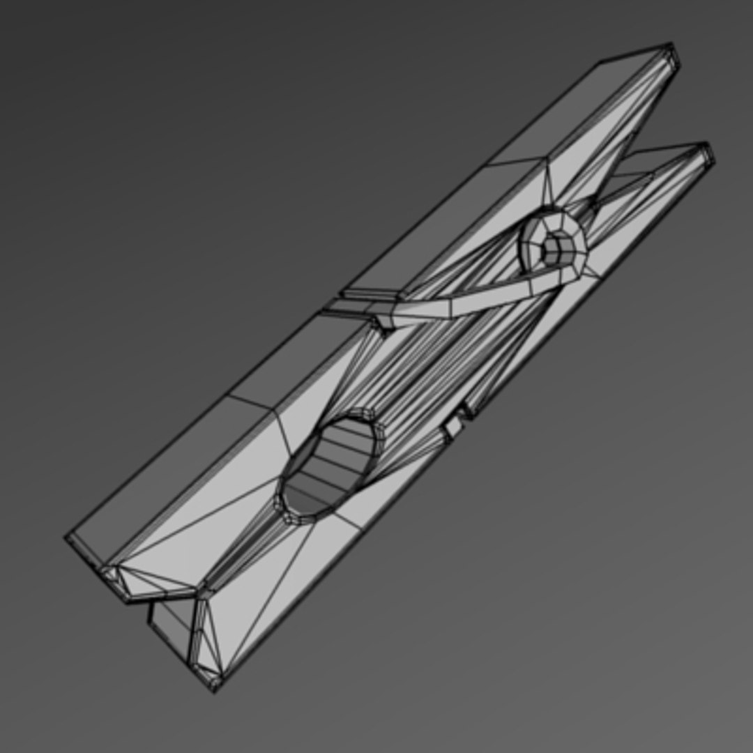 3d Model Clothes Peg