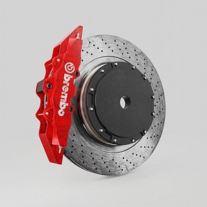 Brembo brake disc 3d model 3D model