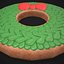 3D Wreath Cookie model