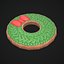 3D Wreath Cookie model