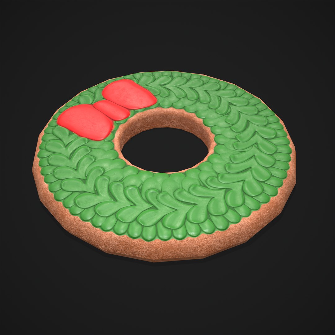 3D Wreath Cookie model https://p.turbosquid.com/ts-thumb/ob/gf3cv9/aS/1/png/1641405025/1920x1080/fit_q87/d2339e07d793b091aac81c333cf538a59417dafa/1.jpg