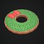 3D Wreath Cookie model