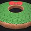3D Wreath Cookie model