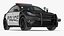 Polizeiauto Tesla Model Y leuchtet auf