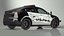 Polizeiauto Tesla Model Y leuchtet auf