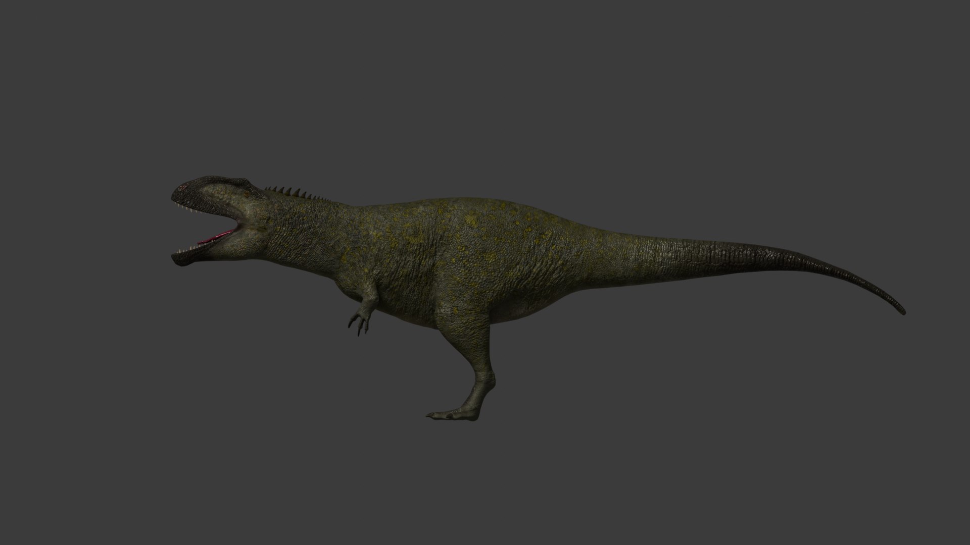 3D Model Carcharodontosaurus Lowpoly 3D Model - TurboSquid 2367609