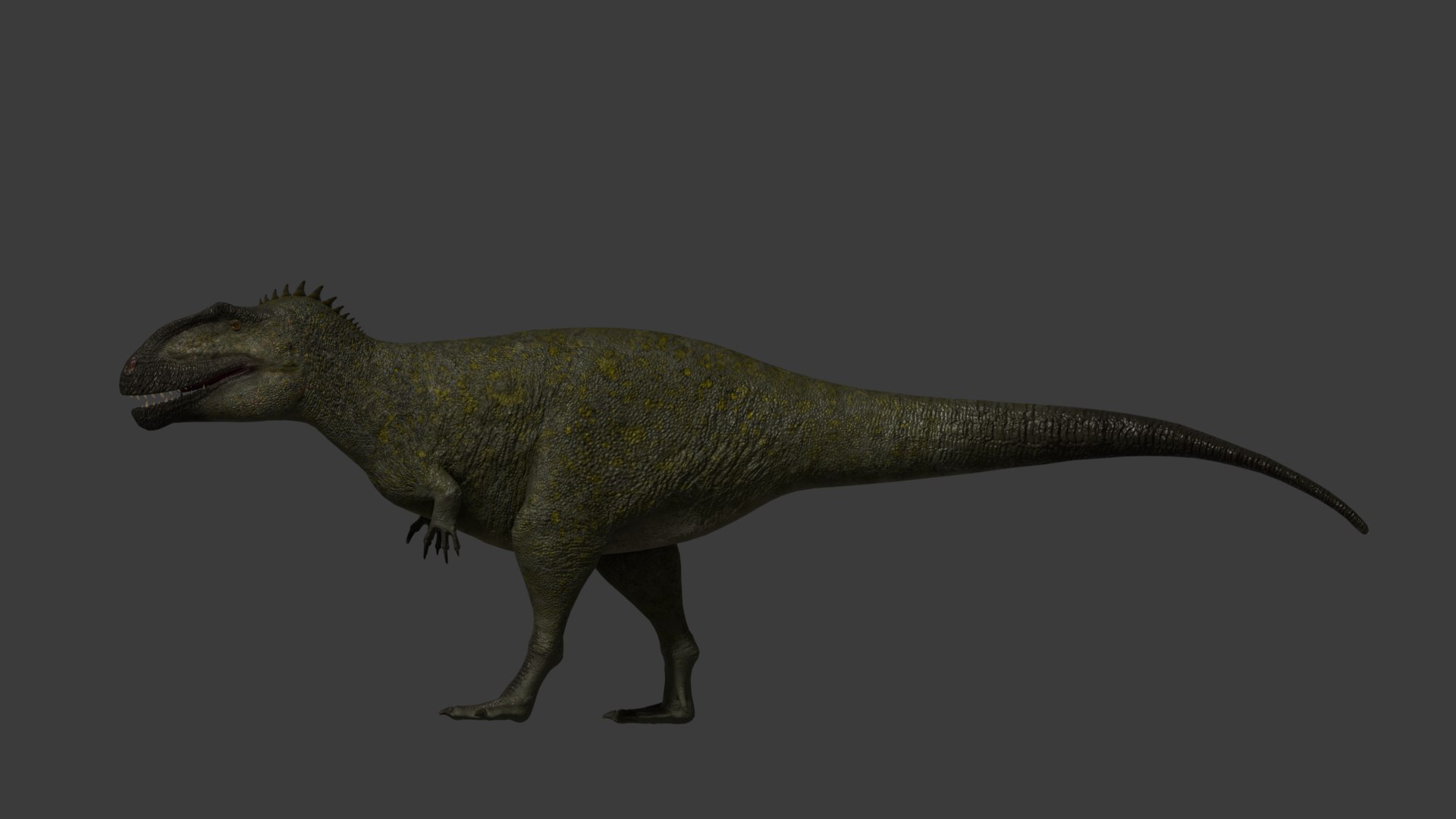 3D Model Carcharodontosaurus Lowpoly 3D Model - TurboSquid 2367609