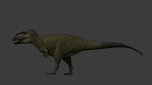 3D model Carcharodontosaurus Lowpoly 3D Model
