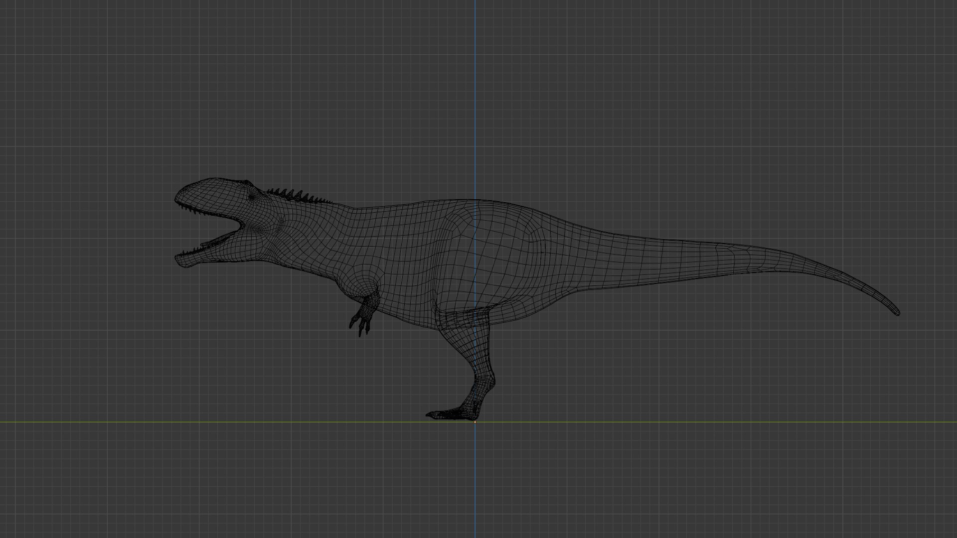 3D Model Carcharodontosaurus Lowpoly 3D Model - TurboSquid 2367609