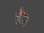 Rubinetto del gas da cucina giapponese retrò low-poly