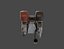 Rubinetto del gas da cucina giapponese retrò low-poly