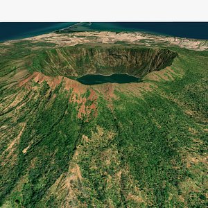 Cosiguina Volcano Chinandega Department Nicaragua 3D