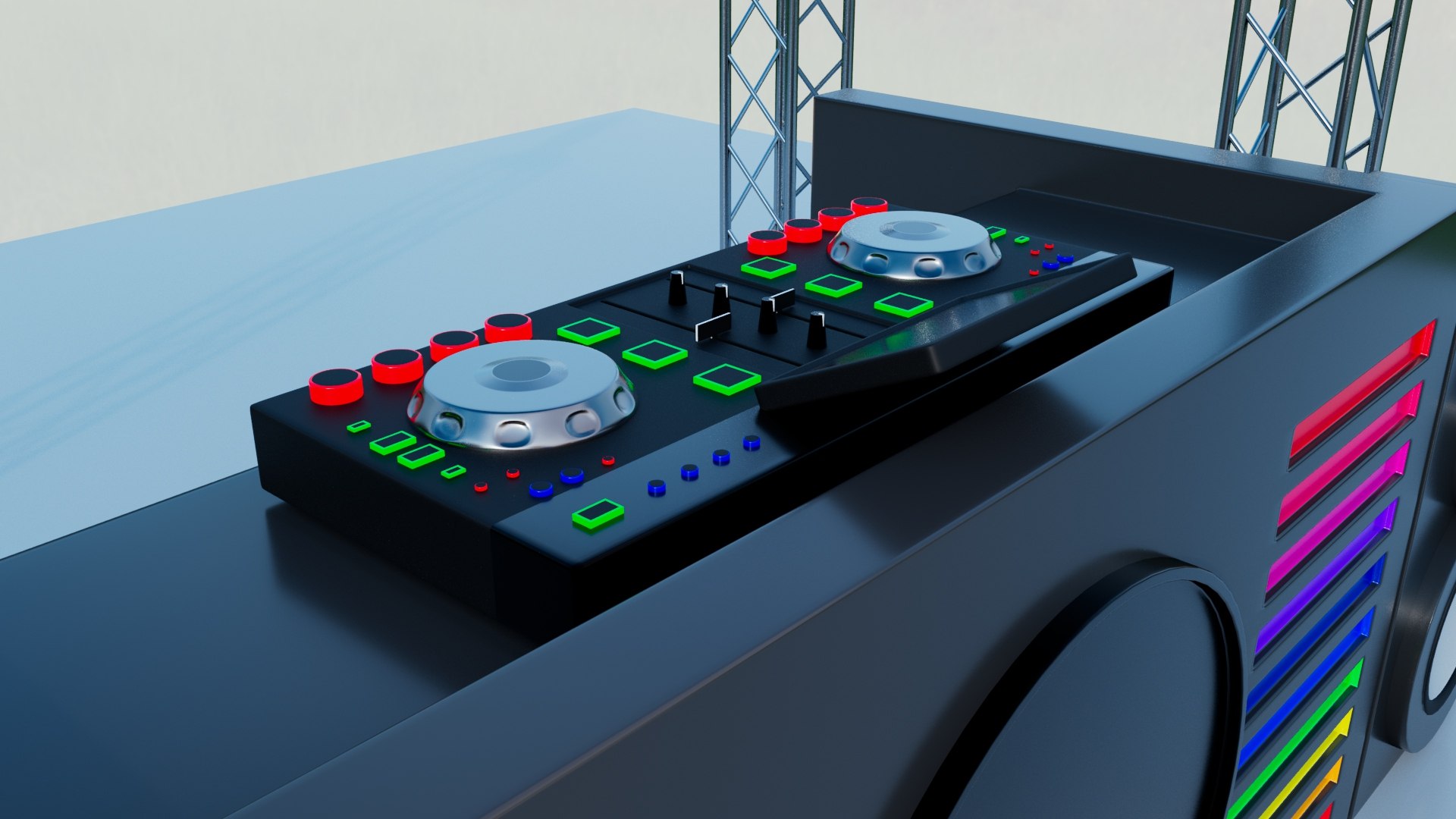 3d Model Dj Controller - Turbosquid 2014613