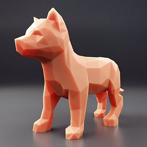 husky puppy 2 3D model