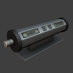 next-gen retro calendar 3d 3ds