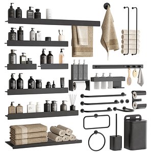 Bathroom Accessories 106 3D model