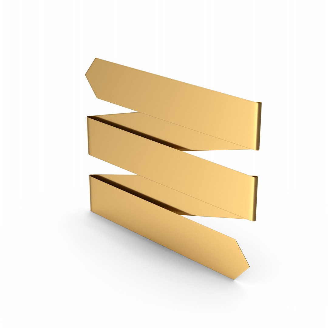 Ribbon Label Icon Model - TurboSquid 2354755