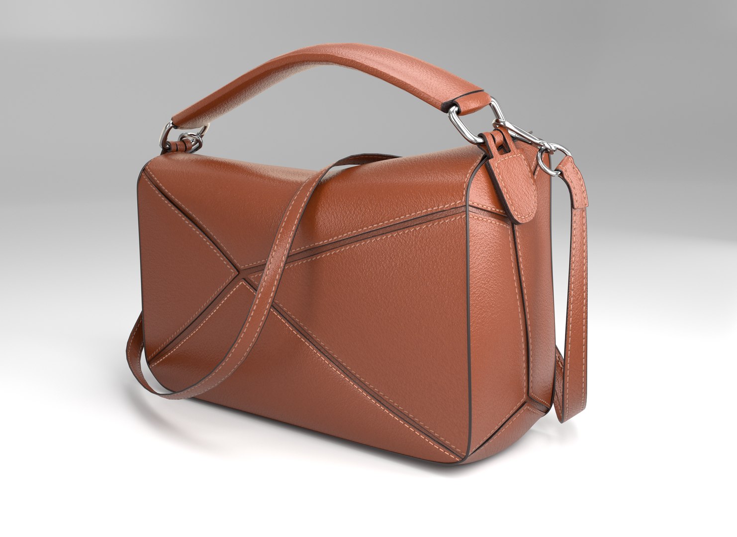 3D model Loewe Puzzle Bag VR / AR / low-poly