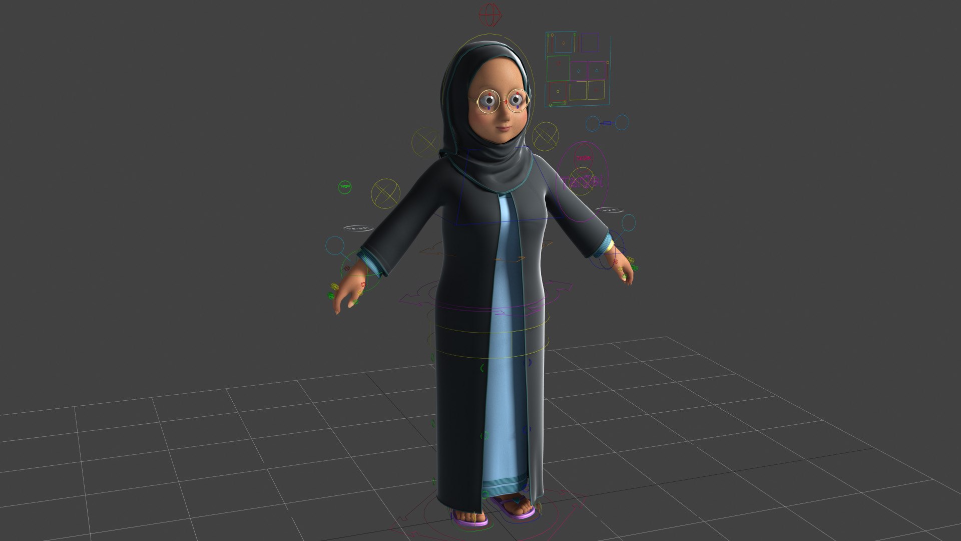 3D cartoon arab woman rigged https://p.turbosquid.com/ts-thumb/ob/yMJhg0/XBQMGRK6/1/jpg/1526576912/1920x1080/fit_q87/177513f27e477930216e5201c9ca341c36d35d91/1.jpg