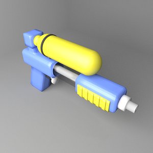 toy watergun 4 3D