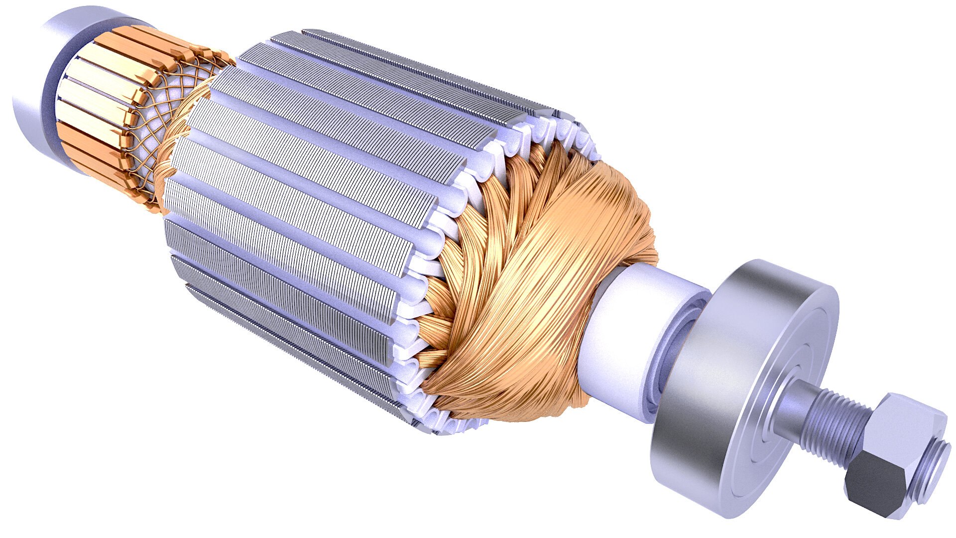 3D Model Electric Motor Rotor Stator 34 3D model TurboSquid 1715462