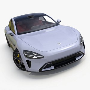 Xiaomi SU7 EV Car 2023 Mineral Grey Rigged